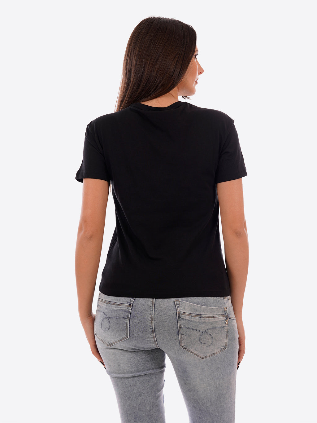 T-shirt YES-ZEE da Donna - nero T269S100801