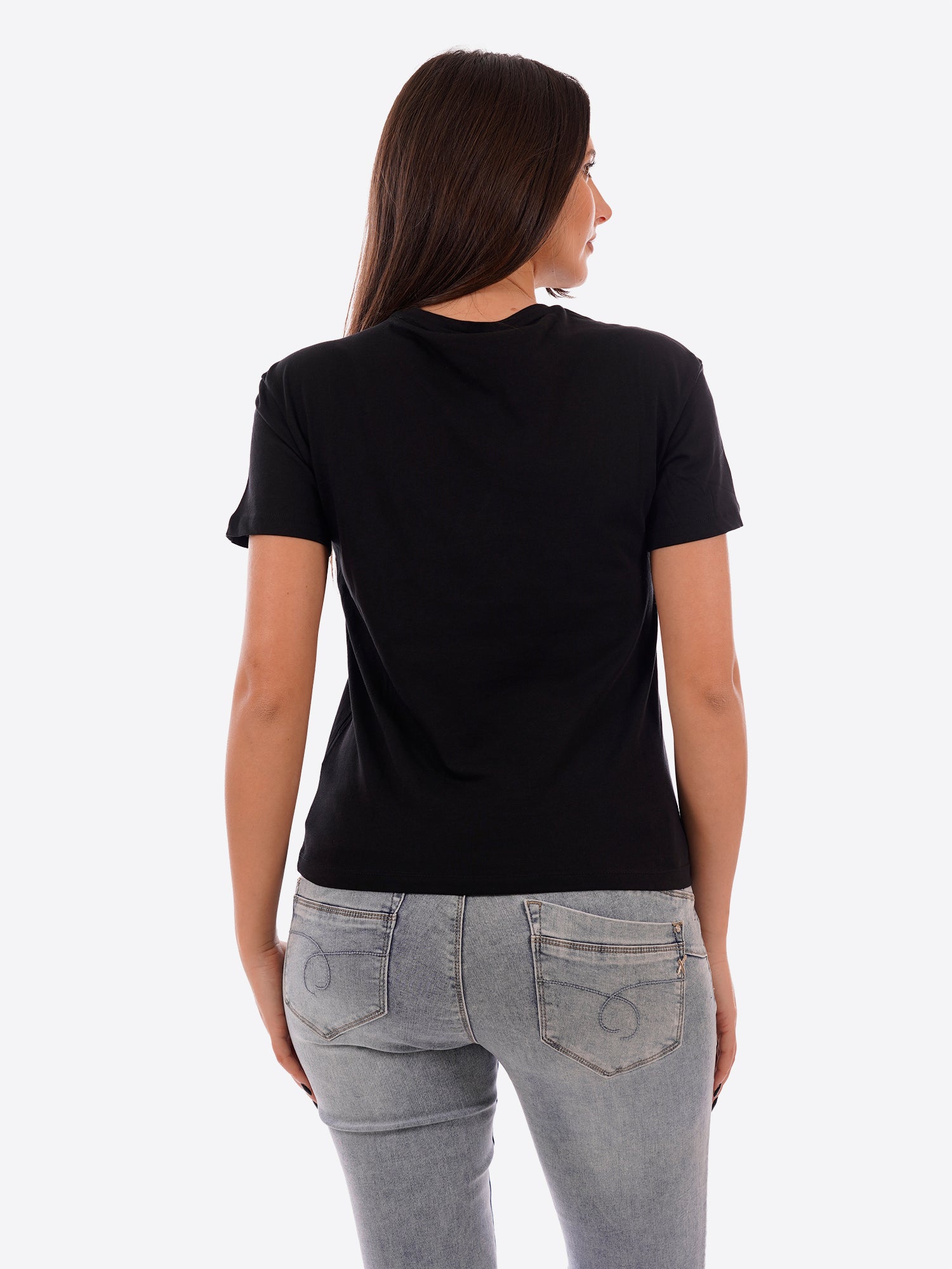 T-shirt YES-ZEE da Donna - nero T269S100801
