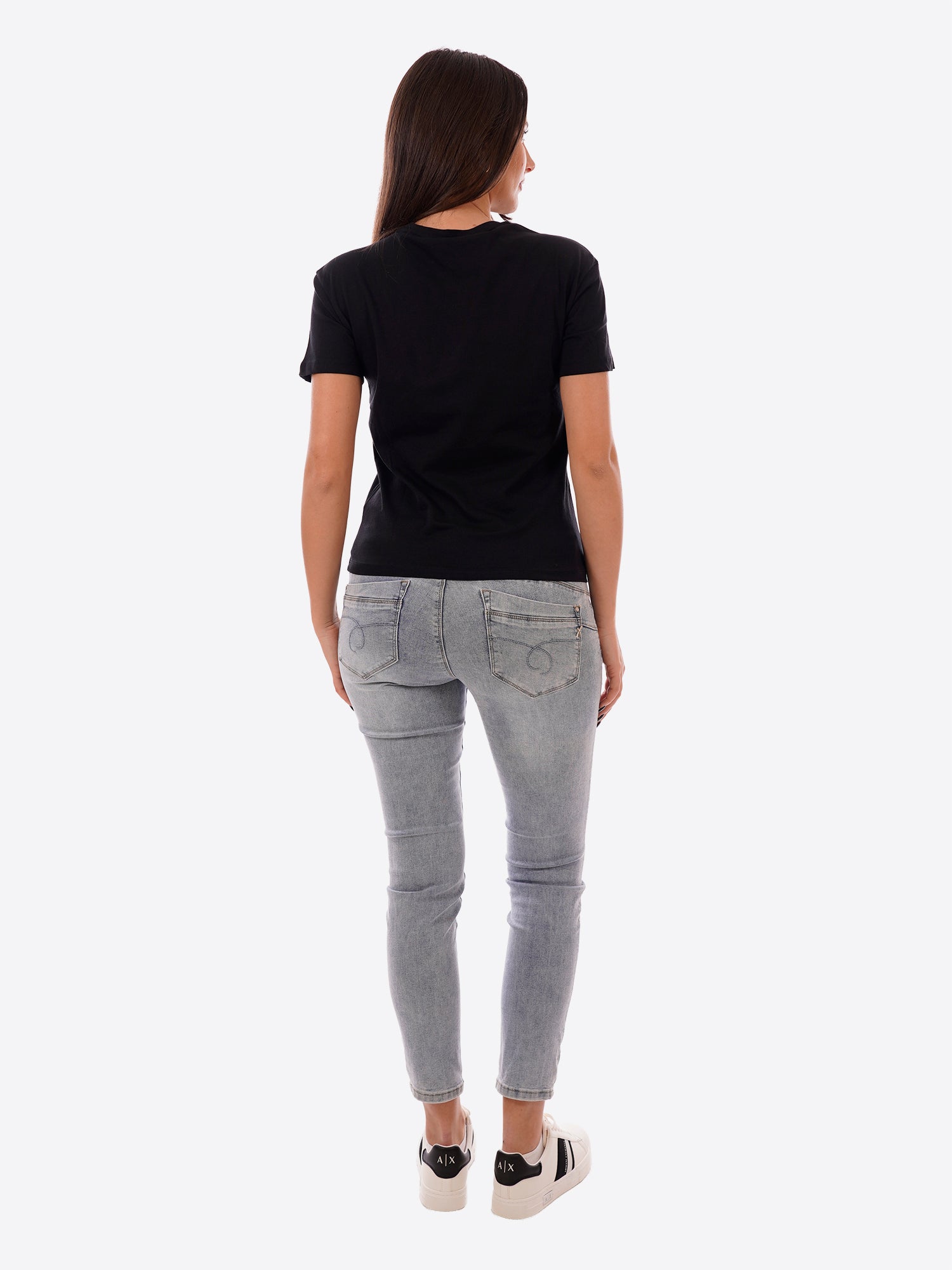 T-shirt YES-ZEE da Donna - nero T269S100801