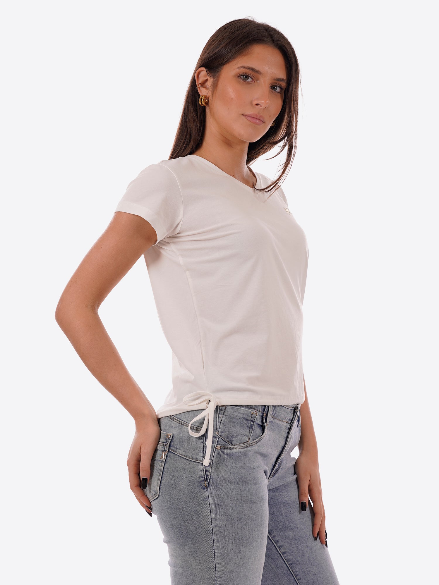 T-shirt YES-ZEE da Donna - bianco T270S700107