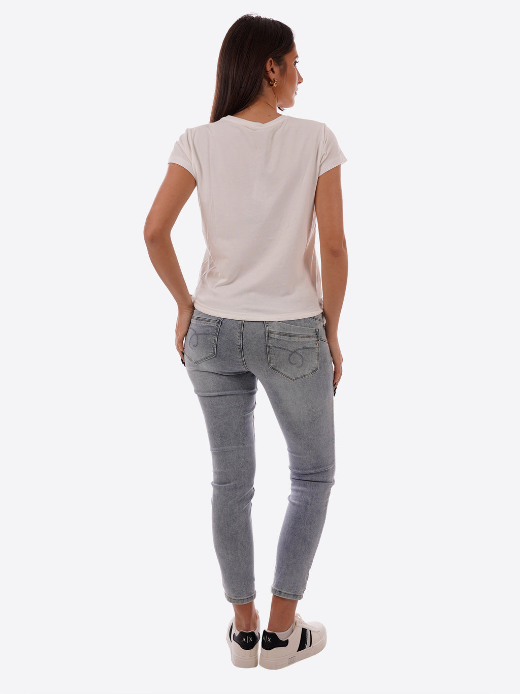 T-shirt YES-ZEE da Donna - bianco T270S700107