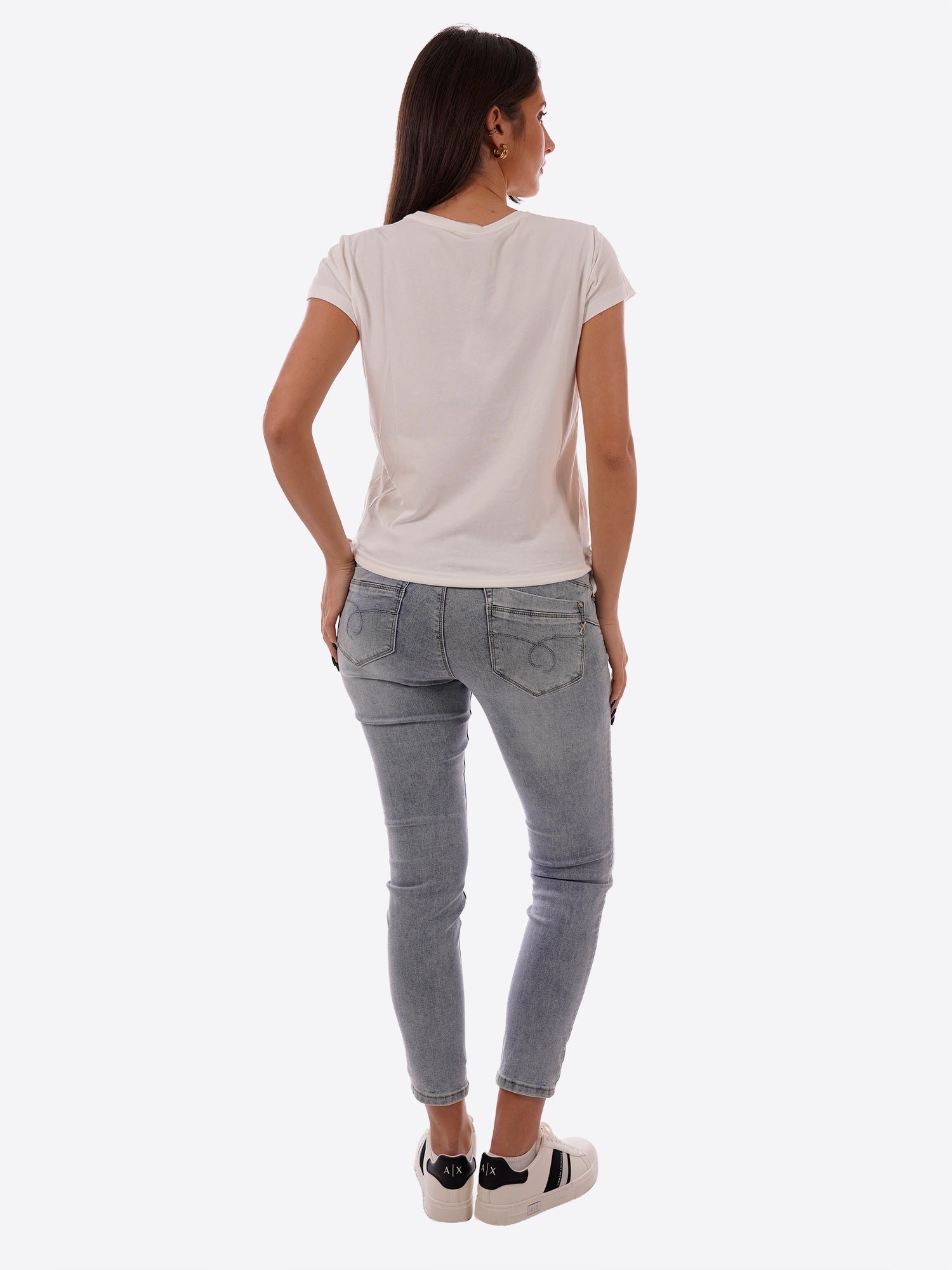 T-shirt YES-ZEE da Donna - bianco T270S700107