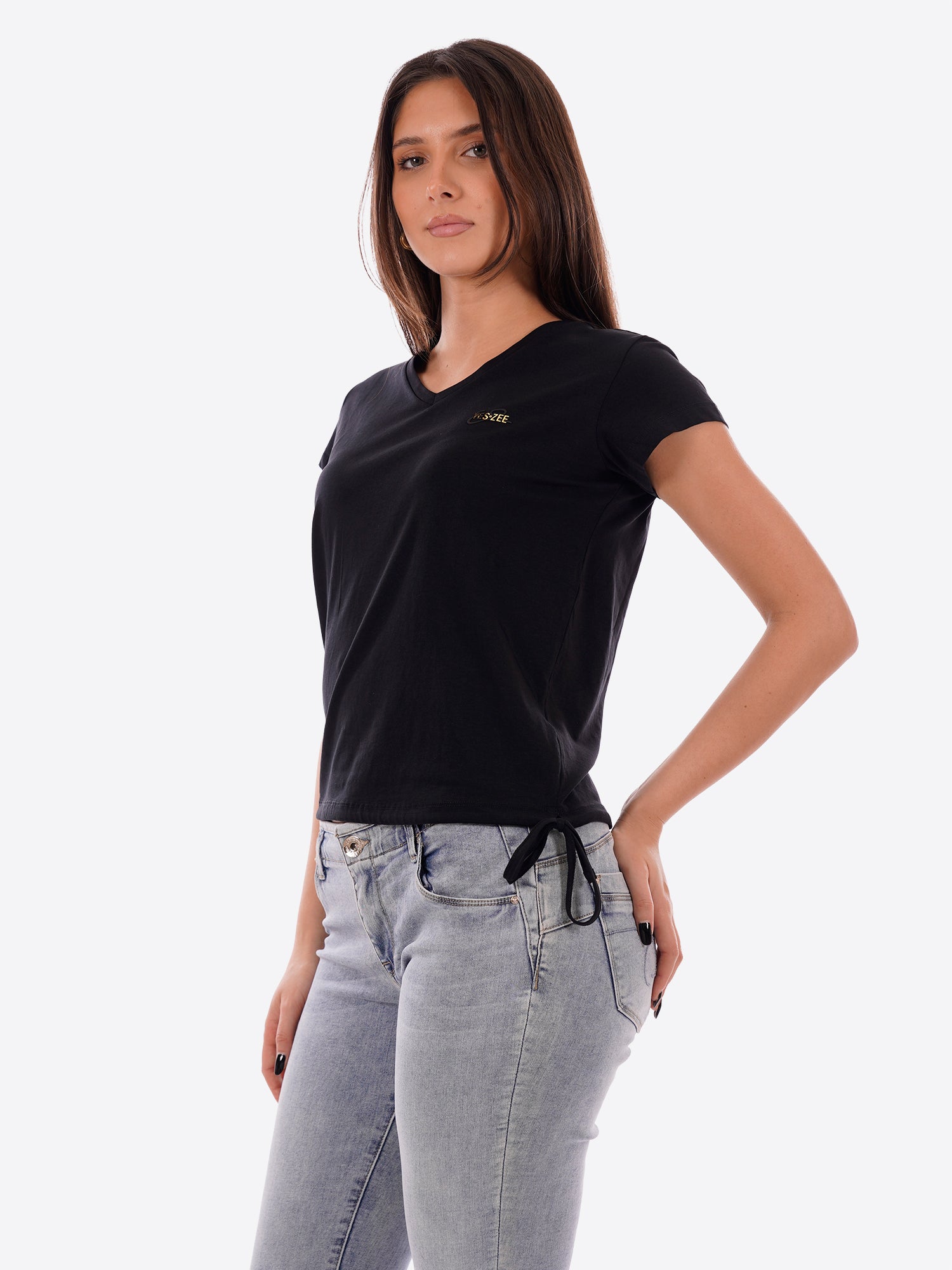 T-shirt YES-ZEE da Donna - nero T270S700801