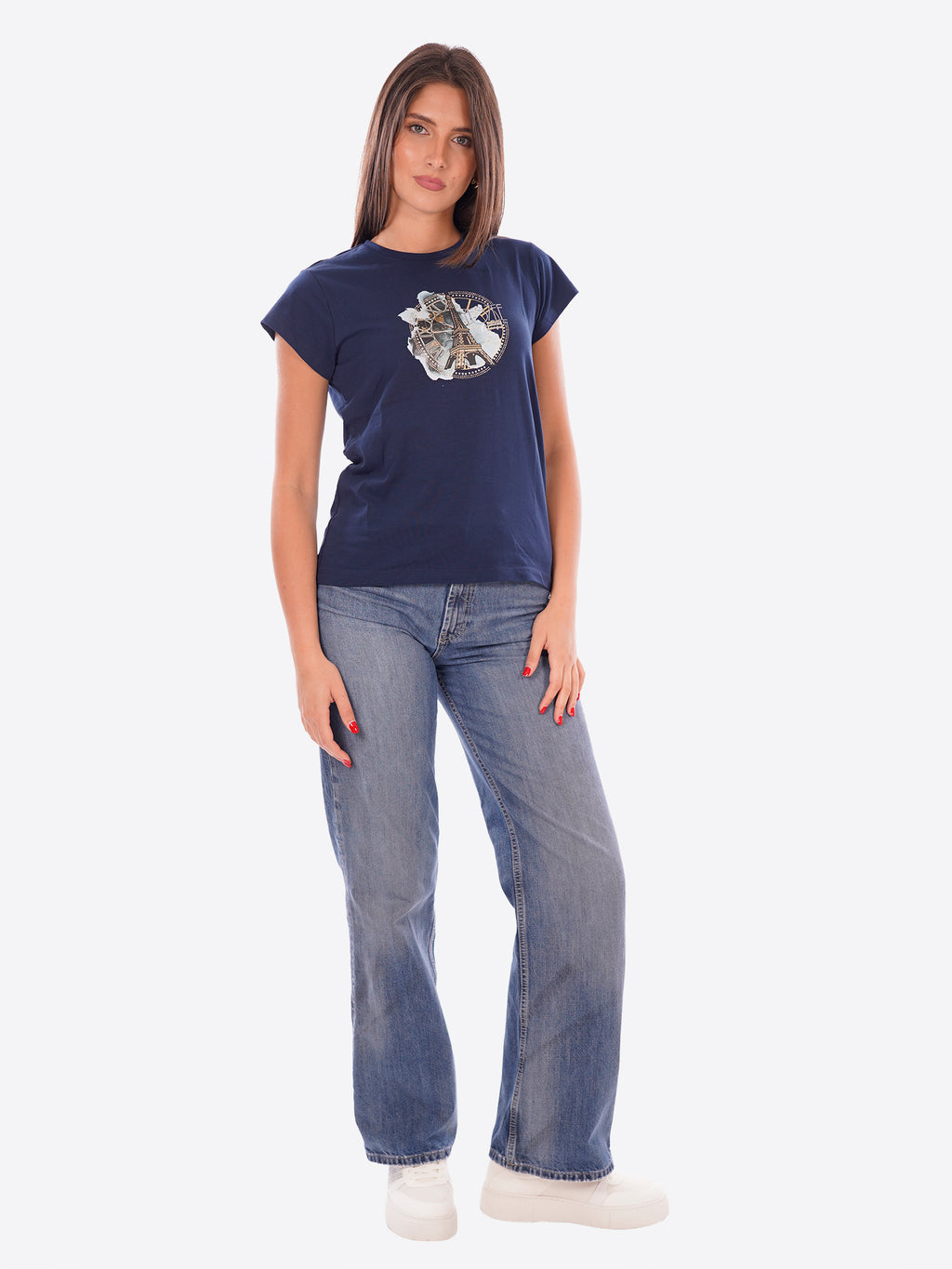 T-shirt YES-ZEE da Donna - blu T273S700713