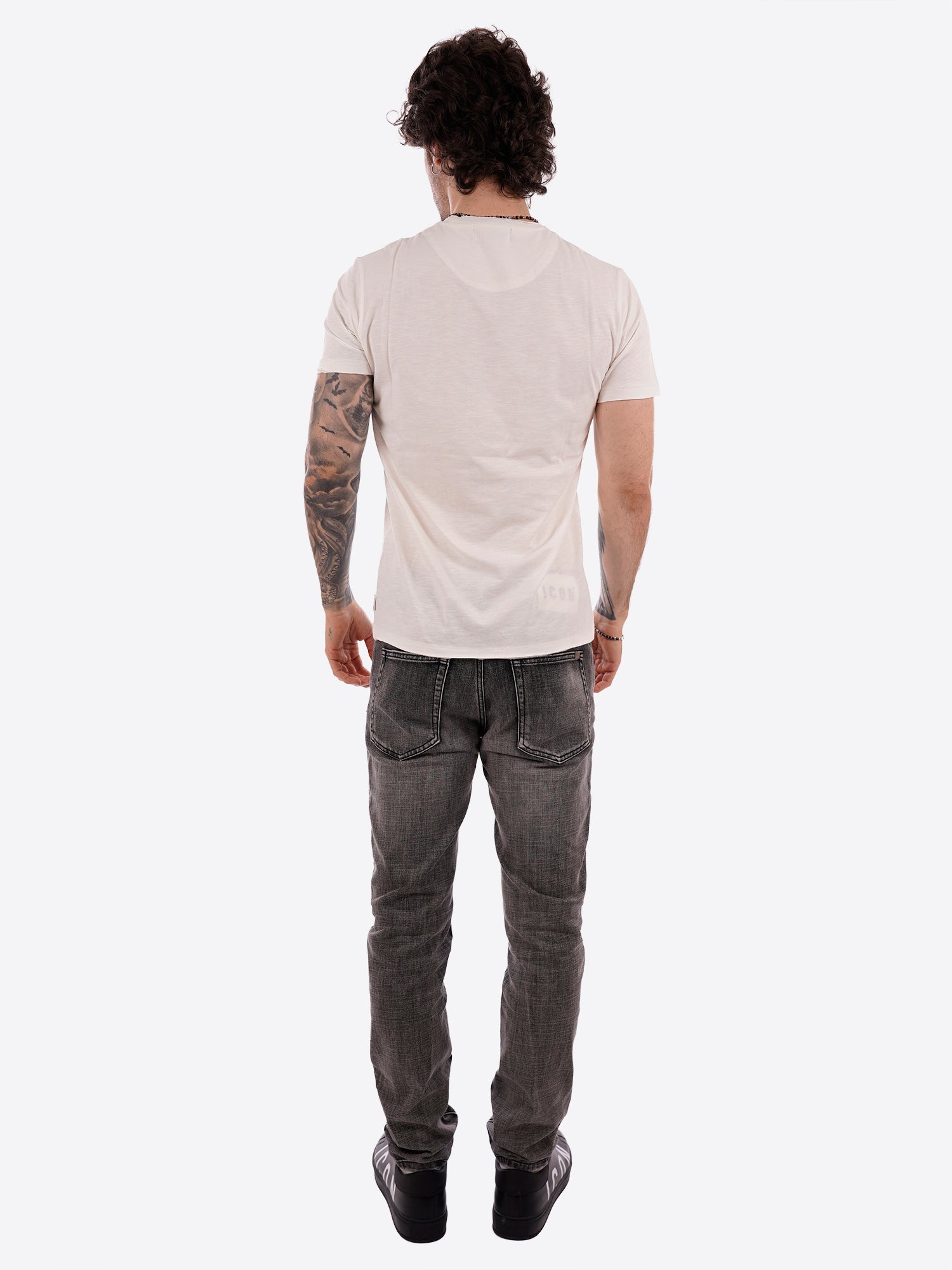 T-shirt YES-ZEE da Uomo - bianco T722TL00107