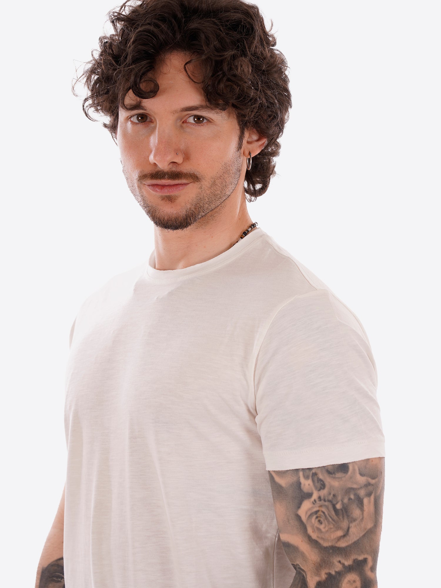 T-shirt YES-ZEE da Uomo - bianco T722TL00107