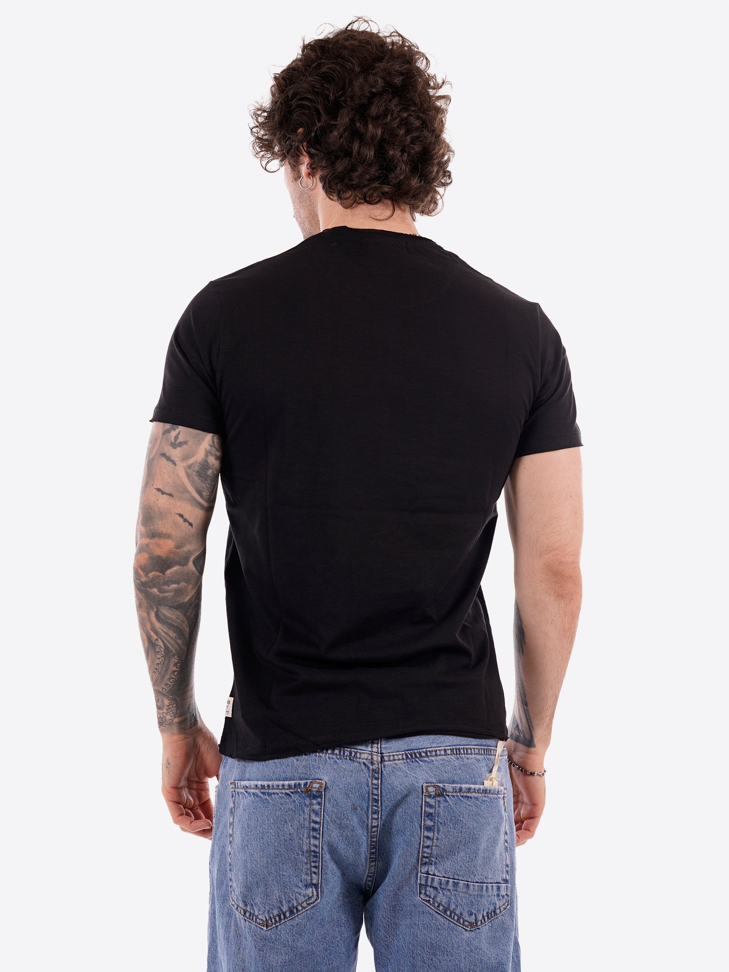 T-shirt YES-ZEE da Uomo - nero T722TL00801