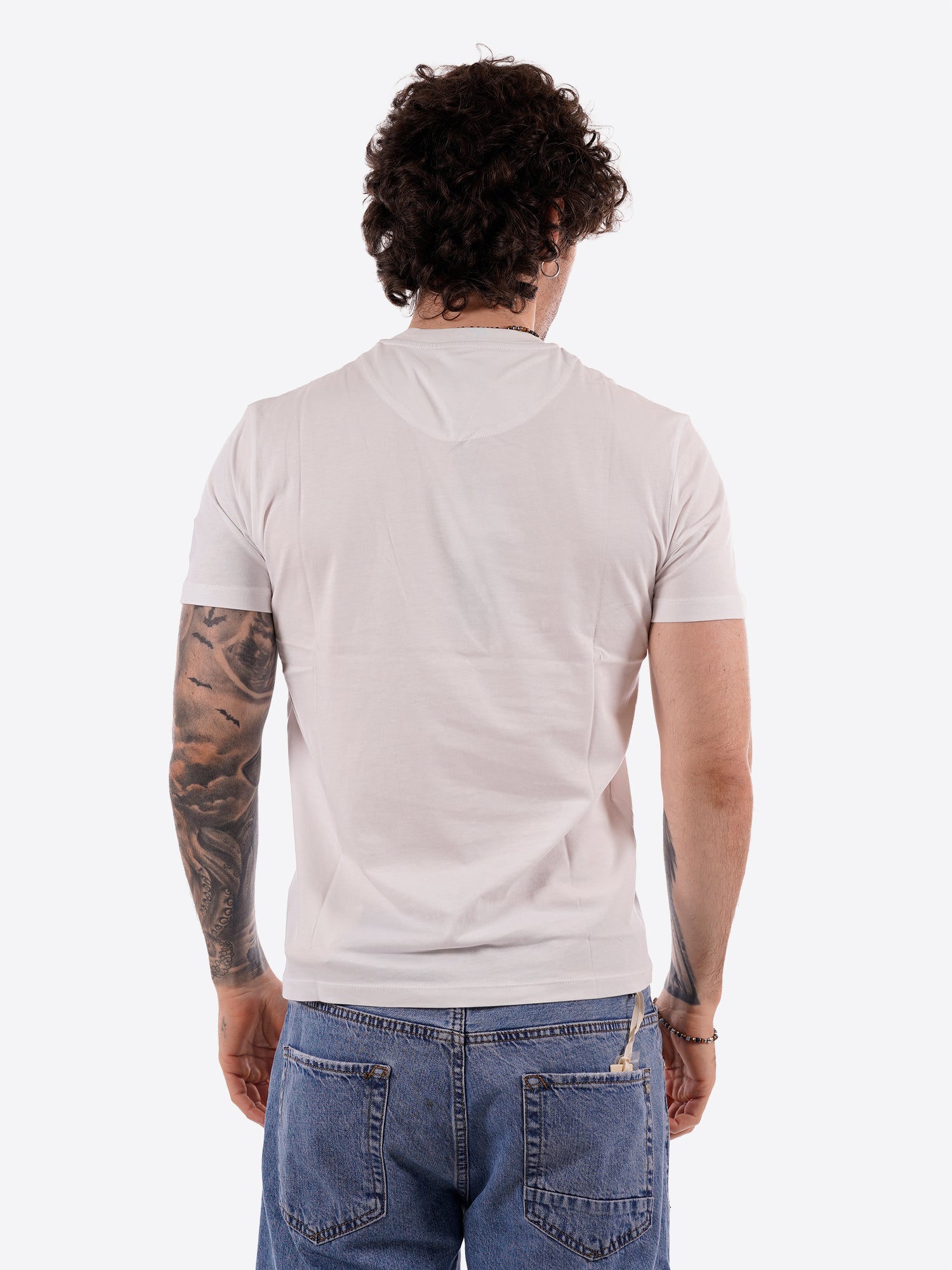 T-shirt YES-ZEE da Uomo - bianco T766SG02127